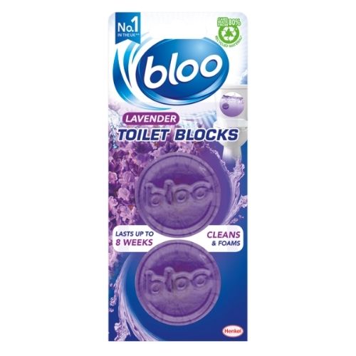 BLOO IN-CISTERN LAVENDER TOILET BLOCKS 2PK 38G