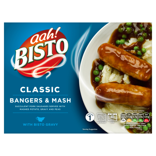 BISTO CLASSIC BANGERS & MASH 375G