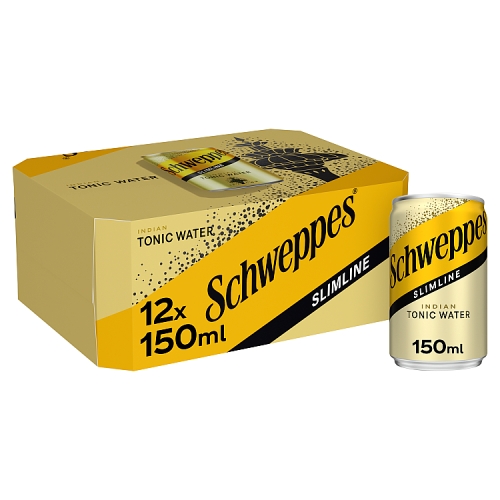 SCHWEPPES DIET TONIC CAN 12PK 150ML