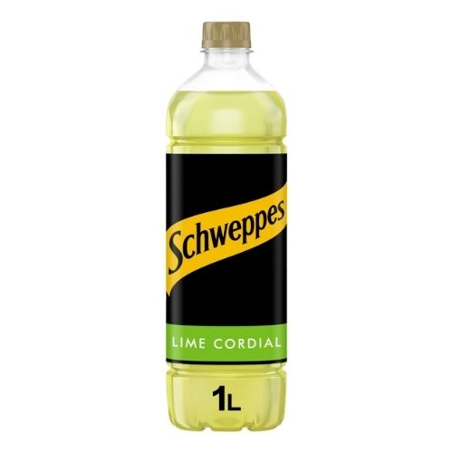 SCHWEPPES LIME CORDIAL PET 1L