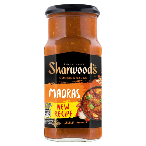 SHARWOOD'S MADRAS HOT CURRY SAUCE 420G