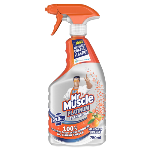 MR MUSCLE PLATINUM TRIGGER BATHROOM MANDARIN 750ML