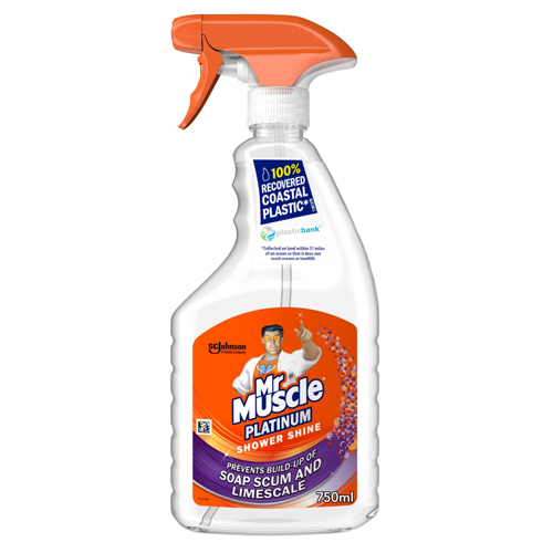MR MUSCLE PLATINUM TRIGGER SHOWER 750ML