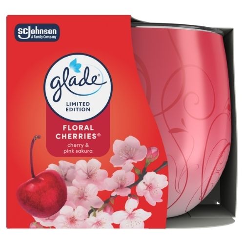 GLADE CANDLE CHERRY 108G