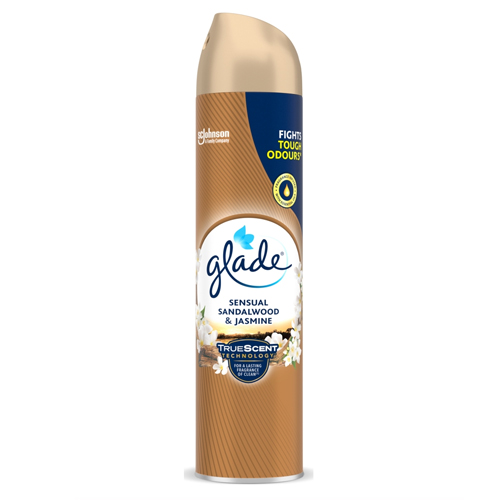 GLADE TRUE SCENT AEROSOL BALI & SANDALWOOD 300ML