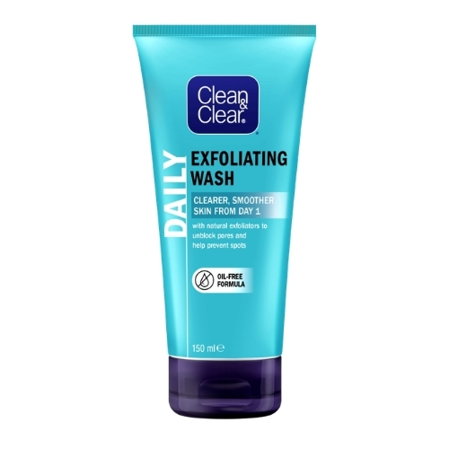 CLEAN & CLEAR EXFOLIATING DAILY FACE WASH 150ML