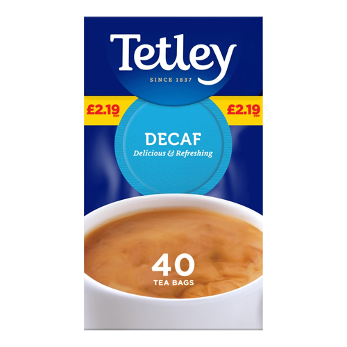 TETLEY DECAF PMP £2.19 40S