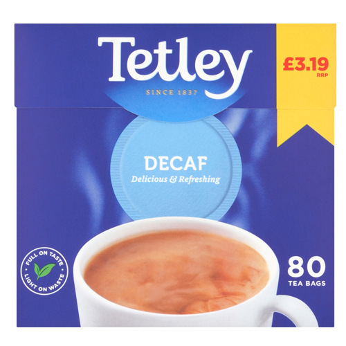 TETLEY DECAF PMP £3.35 80S