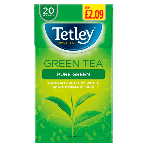 TETLEY GREEN TEA PMP £2.09 20S