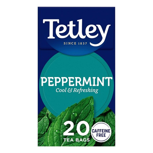 TETLEY PEPPERMINT 20 TEA BAGS 40G
