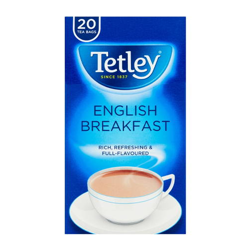 TETLEY ENGLISH BREAKFAST 20 TEA BAGS 40G