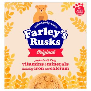 FARLEY'S RUSKS ORIGINAL ALL AGES 6+M ONWARDS 300G