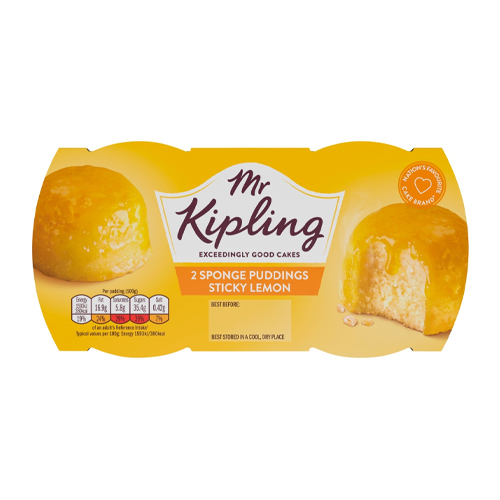 MR KIPLING STICKY LEMON SPONGE PUDDING DESSERTS 95G