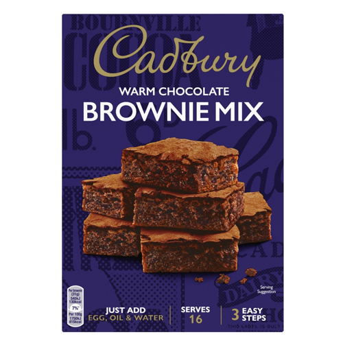 CADBURY CHOCOLATE BROWNIE MIX 350G