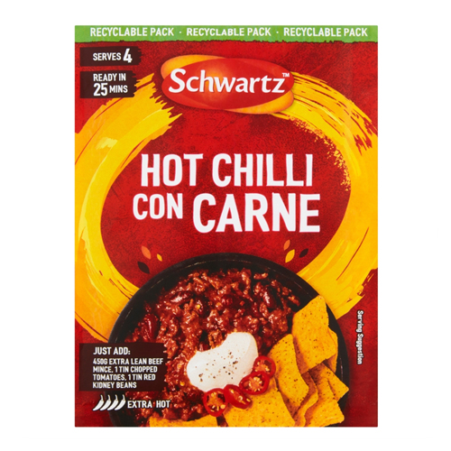SCHWARTZ CHILLI CON CARNE MIX HOT 41G