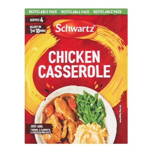 SCHWARTZ CHICKEN CASSEROLE RECIPE MIX 36G