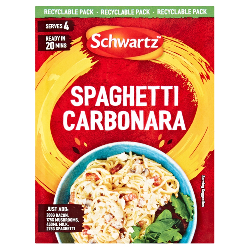 SCHWARTZ SPAGHETTI CARBONARA SAUCE MIX 32G