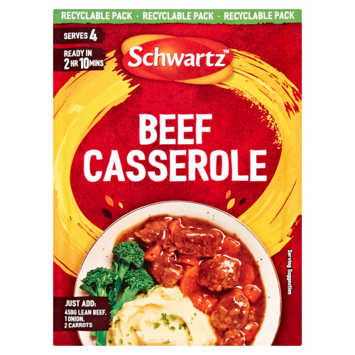 SCHWARTZ BEEF CASSEROLE RECIPE MIX 43G