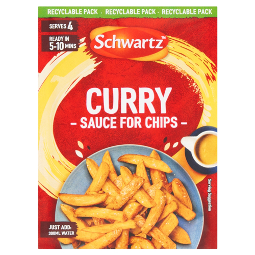 SCHWARTZ CURRY SAUCE FOR CHIPS SAUCE MIX 30G