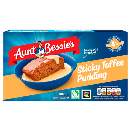 AUNT BESSIE'S STICKY TOFFEE SPONGE 300G