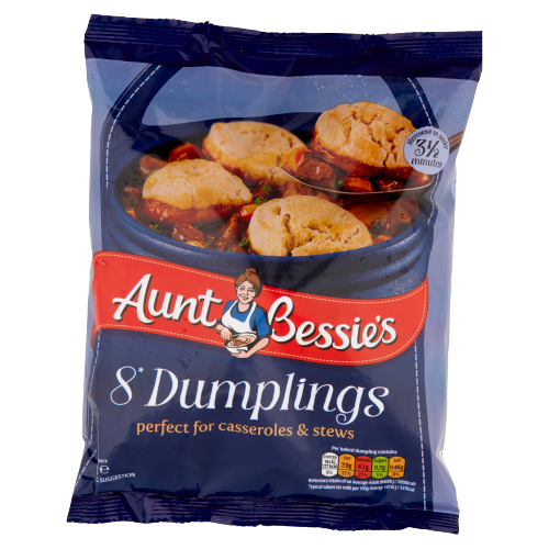 AUNT BESSIE'S 8 HEARTY DUMPLINGS 390G