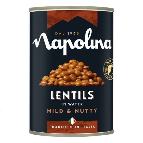 NAPOLINA LENTILS IN WATER 400G
