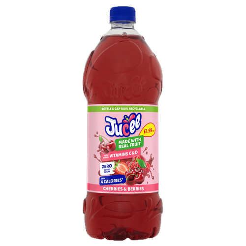 JUCEE CHERRIES & BERRIES NAS PMP £1.59 8X 1.5L