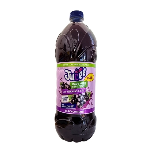 JUCEE BLACKCURRANT NAS PMP £1.59 1.5L