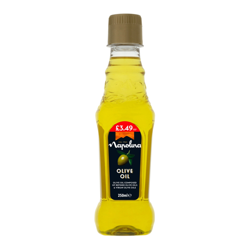 NAPOLINA OLIVE OIL PMP £3.49 250ML