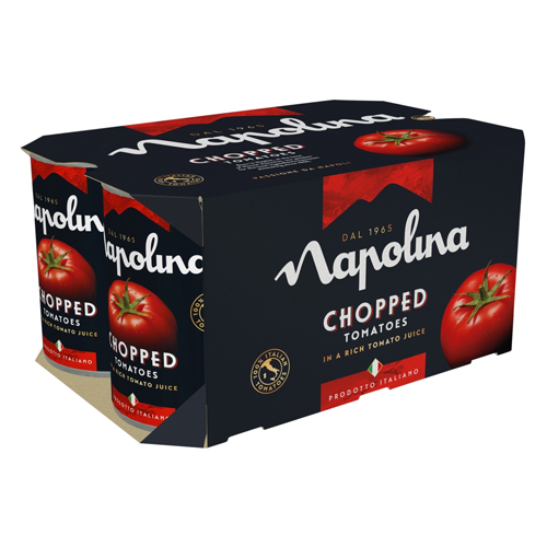 NAPOLINA CHOPPED TOMATOES 6PK 400G