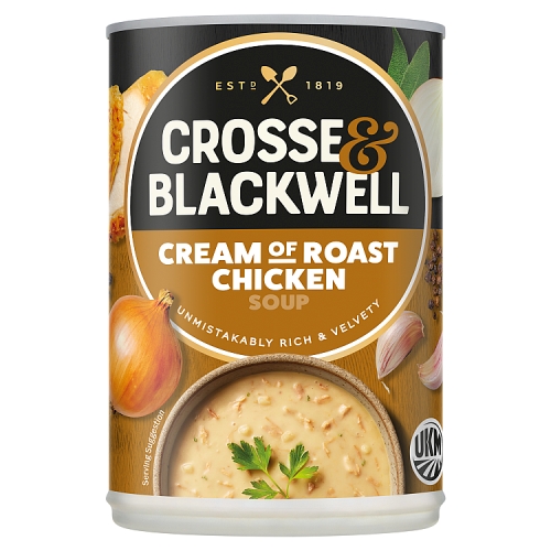 CROSSE & BLACKWELL CREAM OF ROAST CHICKEN SOUP 400G