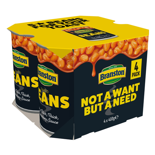 BRANSTON BEANS 4PK 410G