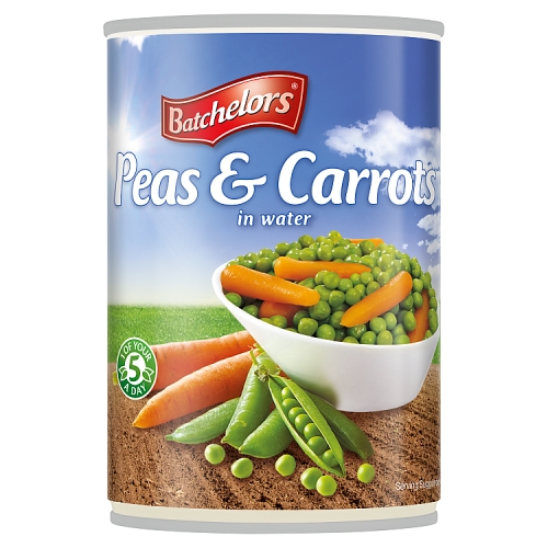BATCHELORS PEAS & CARROTS IN WATER 400G
