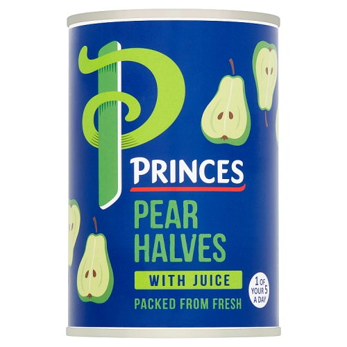 PRINCES PEAR HALVES WITH JUICE 410G