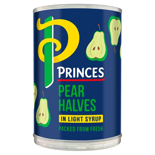 PRINCES PEAR HALVES IN LIGHT SYRUP 410G