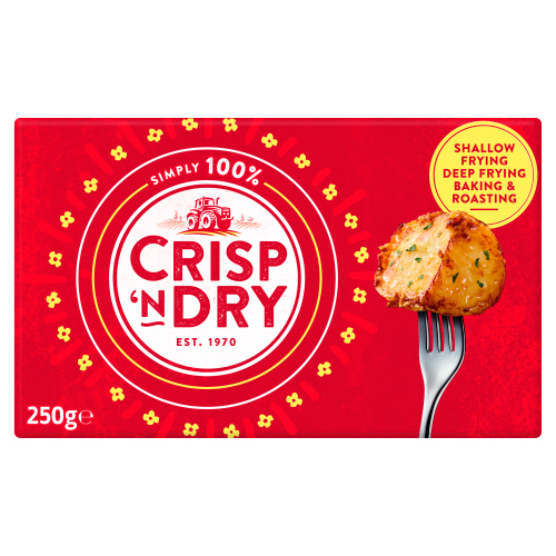 CRISP N DRY SIMPLY 100% WHITE COOKING FAT 250G
