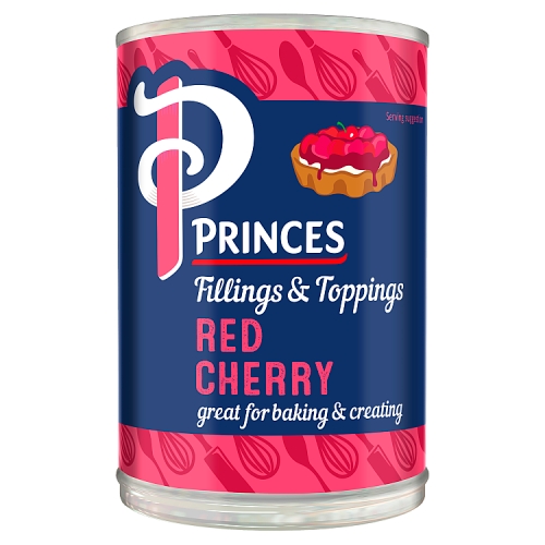 PRINCES RED CHERRY FRUIT FILLING 410G