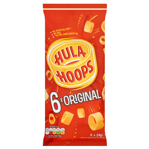HULA HOOPS ORIGINAL 6PK 24G