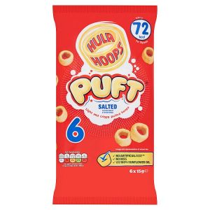 HULA HOOPS PUFT SALTED 6PK 15G