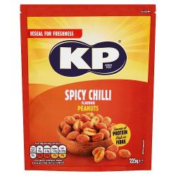 KP SPICY CHILLI PEANUTS 225G