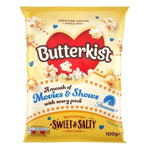 BUTTERKIST SWEET & SALTY POPCORN 8X 100G
