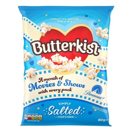 BUTTERKIST SIMPLY SALTED POPCORN 80G