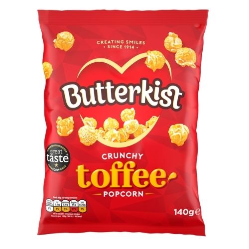 BUTTERKIST CRUNCHY TOFFEE POPCORN 140G