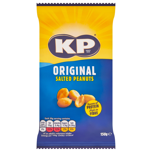 KP ORIGINAL SALTED PEANUTS 24X 150G