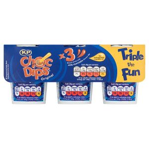KP CHOC DIPS ORIGINAL 3PK 28G