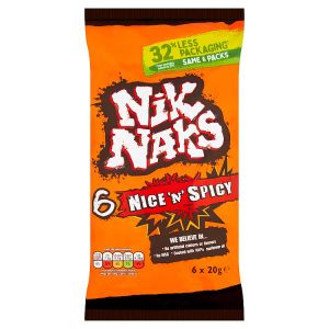 NIK NAKS NICE & SPICY 6PK 20G