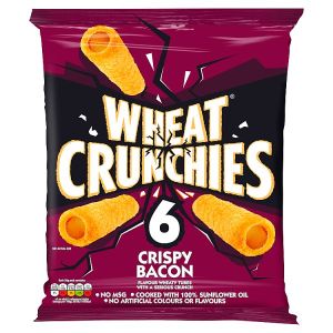 WHEAT CRUNCHIES BACON 6PK 20G