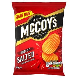 MCCOY'S SALTED GRAB BAG CRISPS 26X 45G