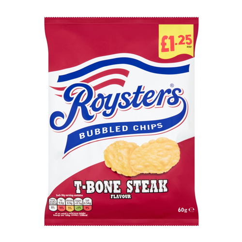 ROYSTERS T-BONE STEAK PMP £1.25 60G