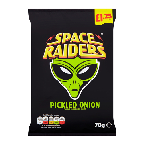 SPACE RAIDERS PICKLE ONION PMP £1.25 70G